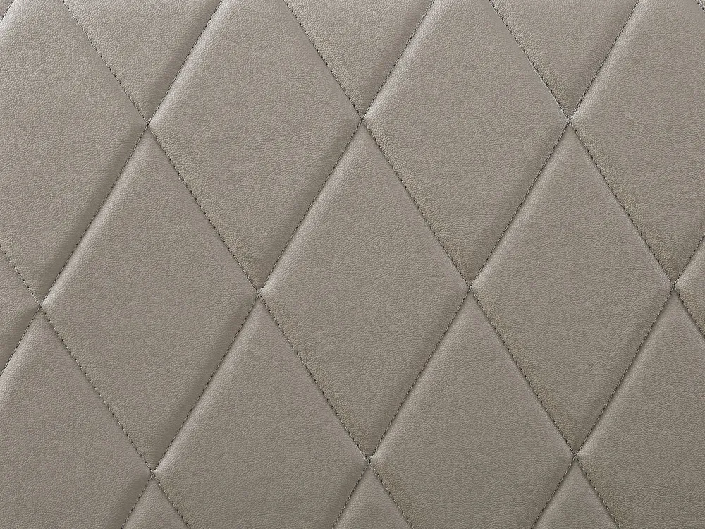 Bett mit Stauraum ROCHEFORT Kunstleder Taupe 180 x 200 cm_882069