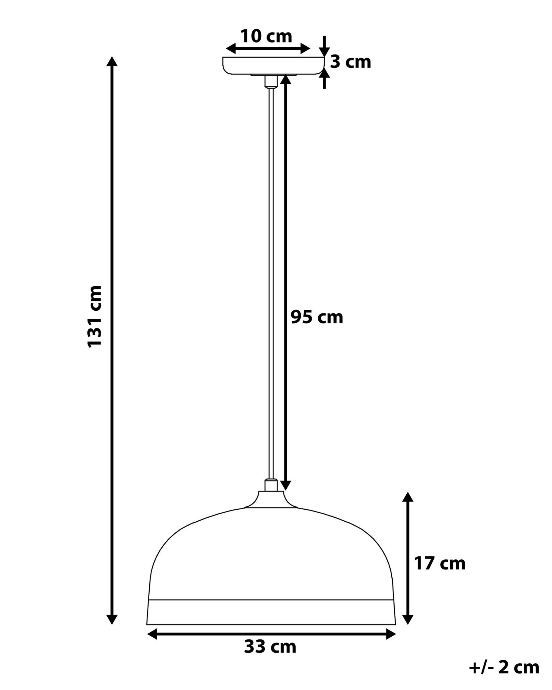 Pendant Lamp PARINA Metal Black_779639