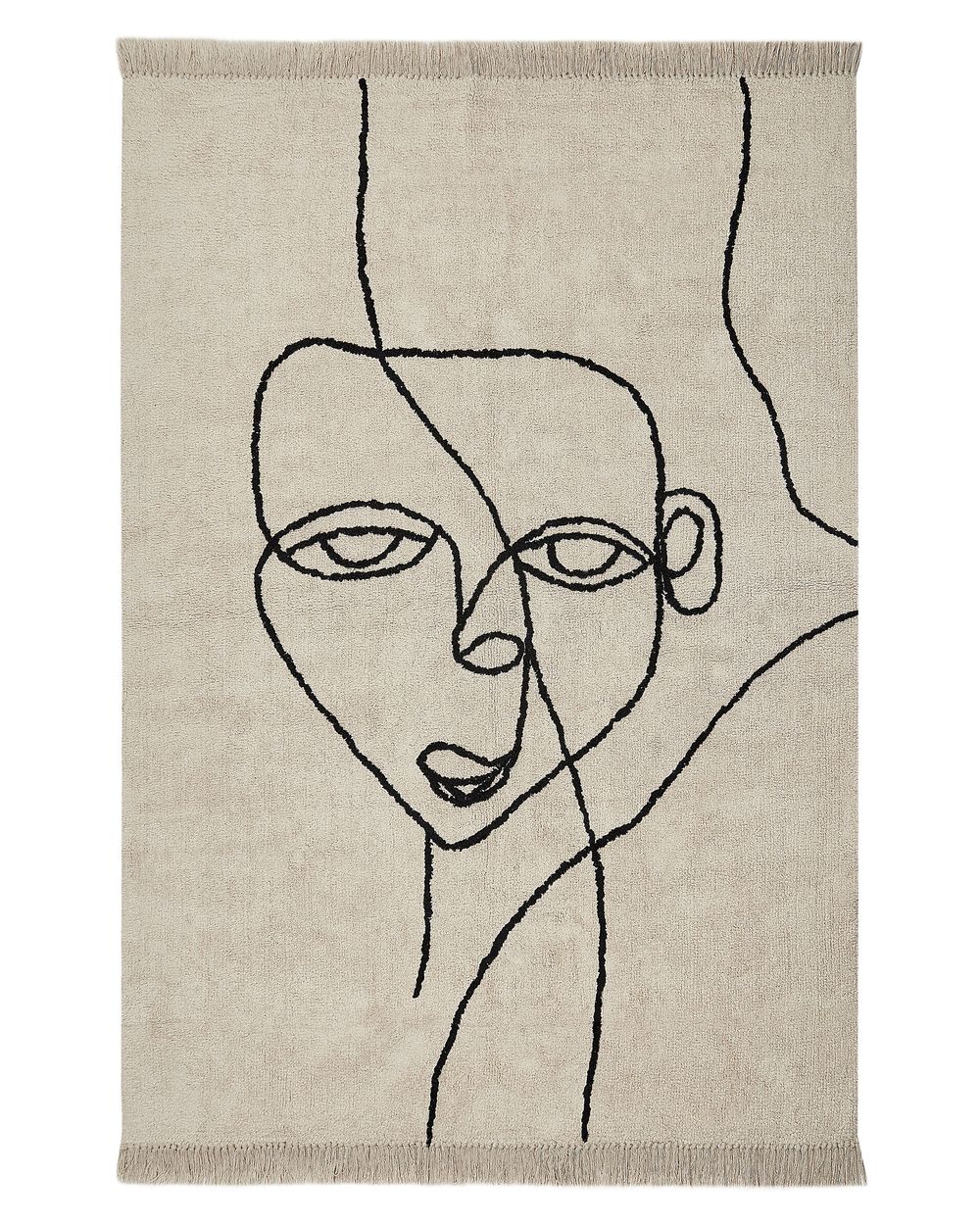 Preproge NURU Svetlo bež 140 x 200 cm Bombaž