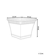 Blumenkübel PSATHA 41 cm Pfirsichrosa_760972