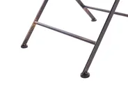 Outdoor Bistrotisch BORMIO 70 cm 70 cm Metall Schwarz_806698