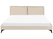 Bett mit Lattenrost Bouclé MELLE 180 x 200 cm Beige_882625