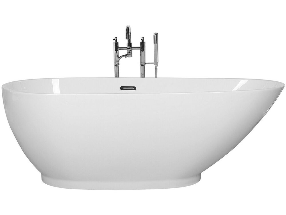 Freistehende Badewanne GUIANA 173 x 82 cm Weiß