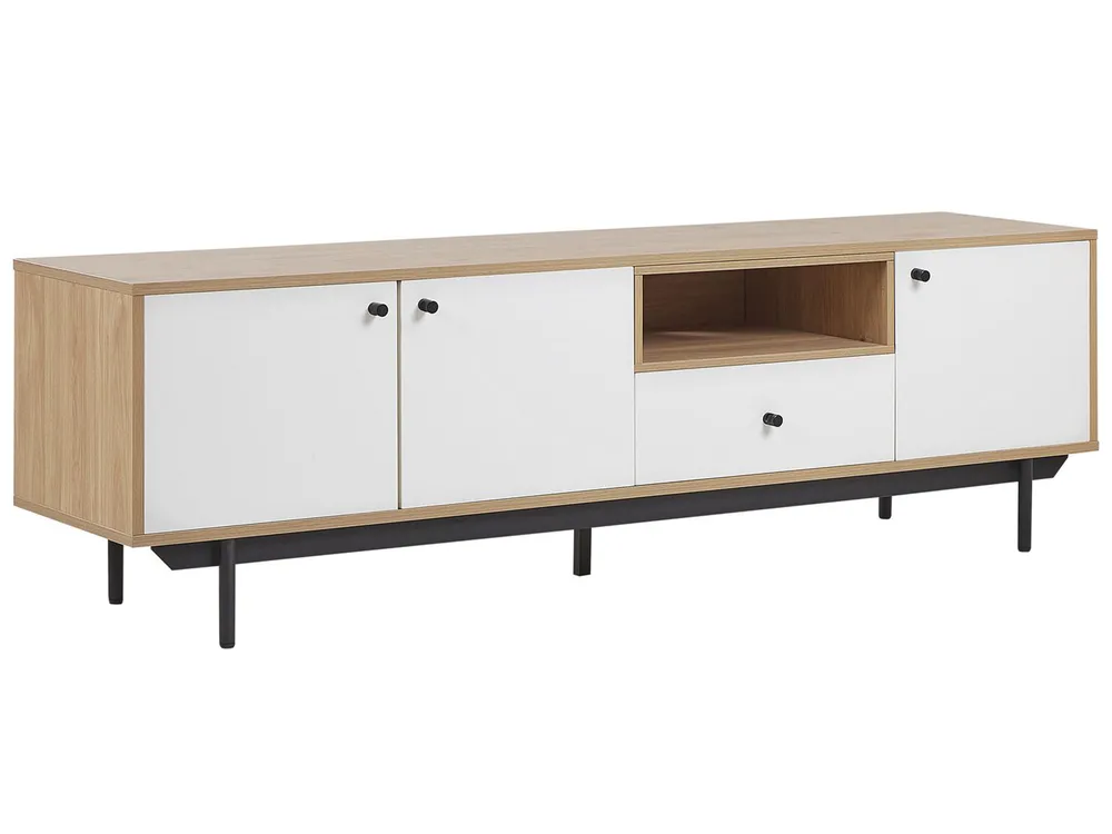 TV-Möbel ITACA Braun / Weiß