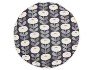 Gartenkissen 2er Set VALSORDA Geometrisches Muster 40 x 40 cm Grau_882375