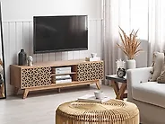 TV-Möbel PRESCOT Hellbraun_1172796