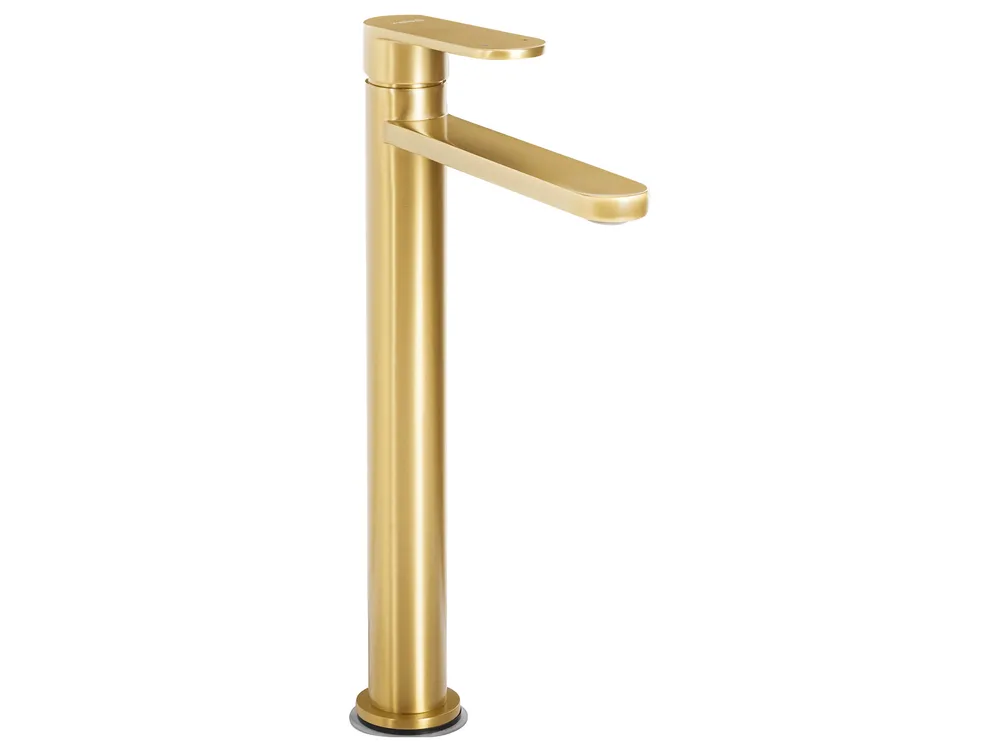 Tall Basin Mixer Tap COLHUE Brass Gold