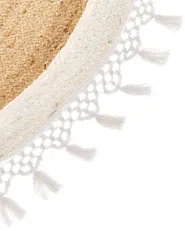 Teppich MARTS Weiß ø 140 cm Jute_869903