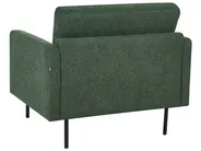 Living Room Set 3 Seater BREDA Fabric Green_973018