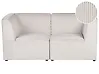 Modulsofa 2-Sitzer LEMVIG Cord Beige