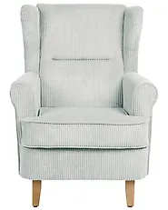 Wingback Chair ABSON Corduroy Light Blue_1186186