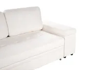 Eckschlafsofa 3-Sitzer HRISEY mit Stauraum Bouclé Weiß rechtsseitig_956069
