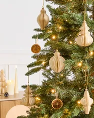Weihnachtsbaumschmuck 20er Set ALTAELVA Papier Beige_1084894