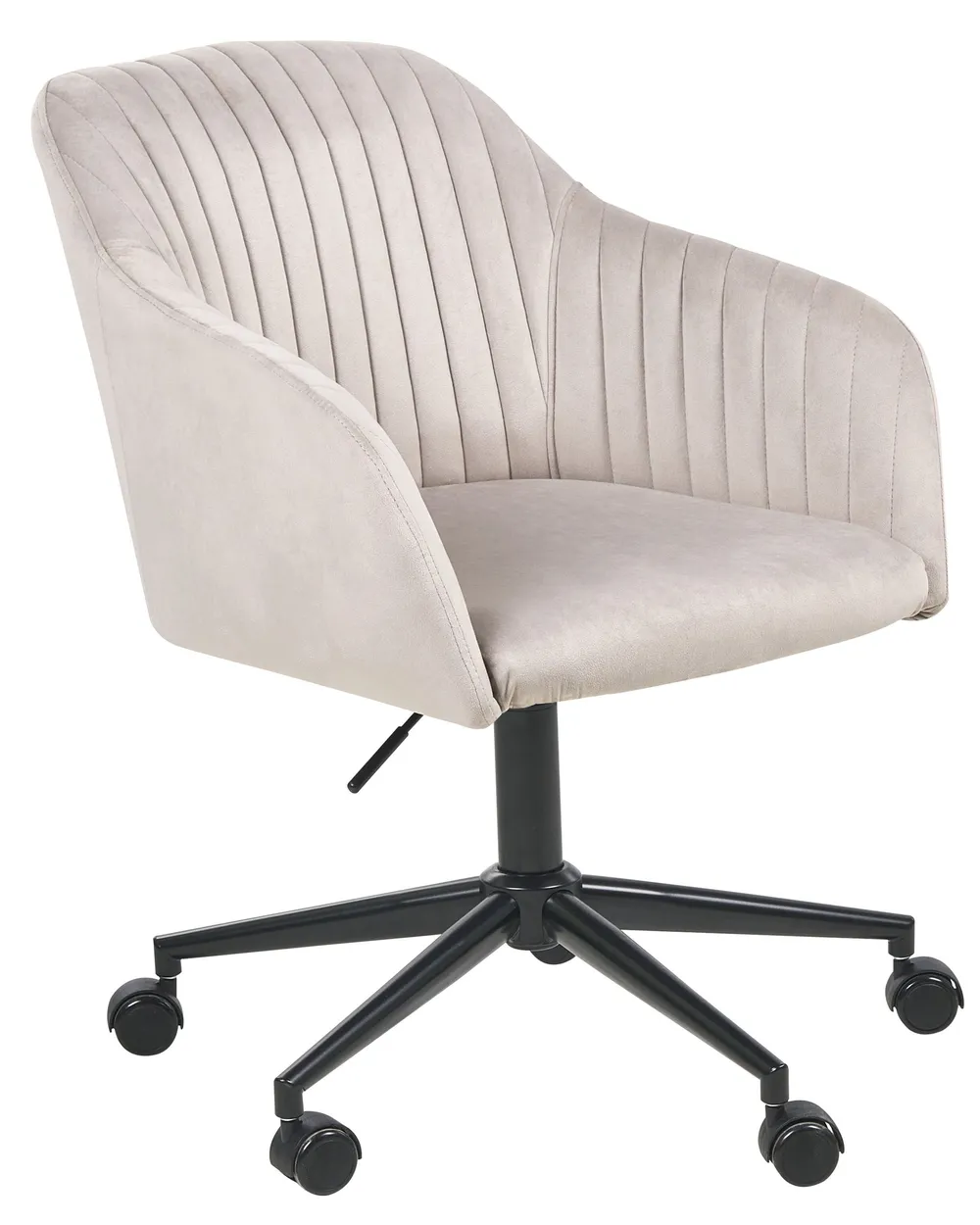 Desk Chair VENICE Velvet Taupe_868461