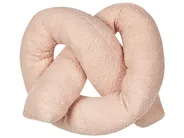Dekokissen 2er Set GLADIOLUS 172 x 14 cm Bouclé Rosa Ohne Muster_891048