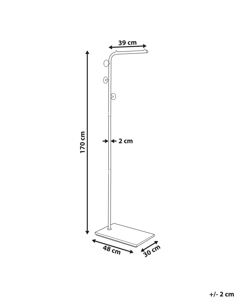 Coat Stand COZAD Black_939498