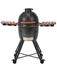 Holzkohlegrill KAMADO Keramik Schwarz_1007615