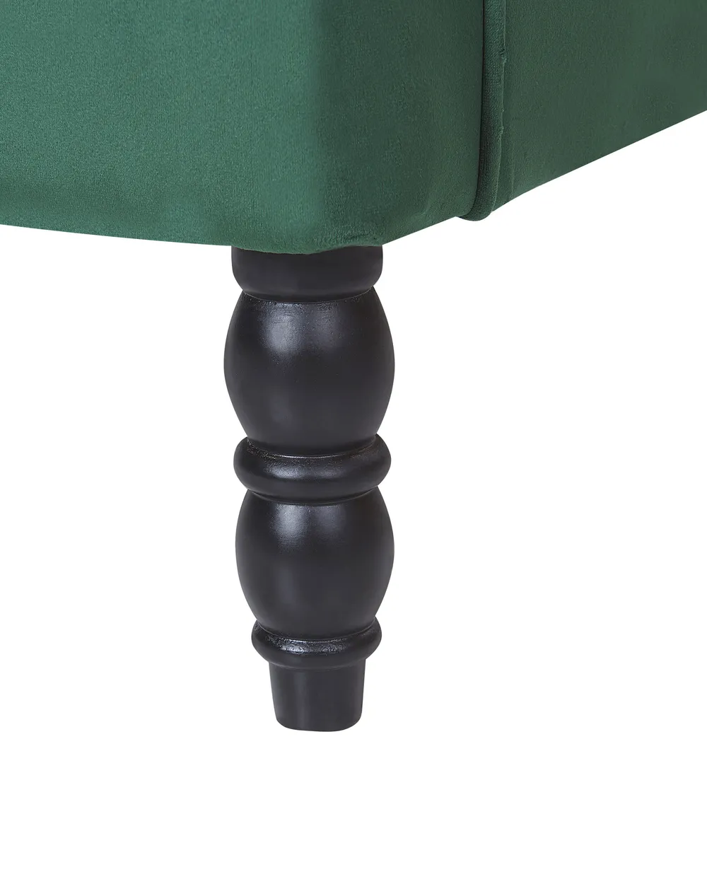 Sessel SANDSET mit Fußstütze Samtstoff Dunkelgrün_776397