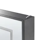 Bathroom Wall Mounted Mirror Cabinet LED MAZARREDO 60 cm 60 cm Black_905804