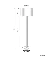 Stehlampe BELESSA Leinen Hellbeige_1016994