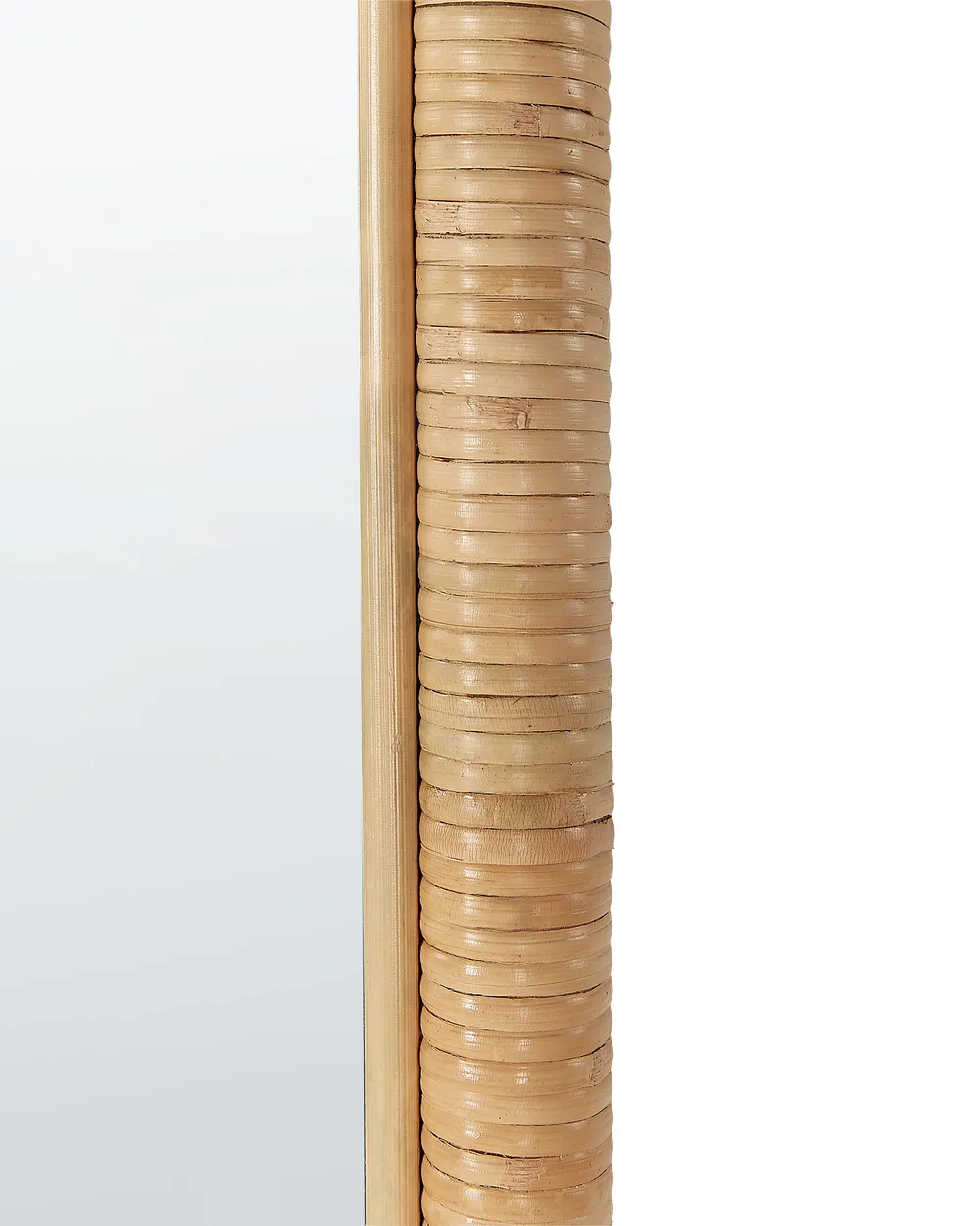 Standing Mirror BARGES 150 cm Rattan Natural_938883
