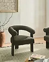 Sessel ILBRO Bouclé Dunkelgrün