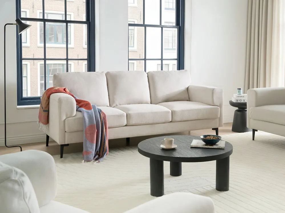 Sofa Set 7-Sitzer LOUSTO Stoff Hellbeige_1046218