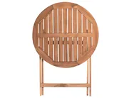 Bistro Set klappbar FEBBIO zertifiziertes Akazienholz Braun_985781