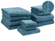 Handtücher 11er Set ATAI Baumwolle Blau_971730