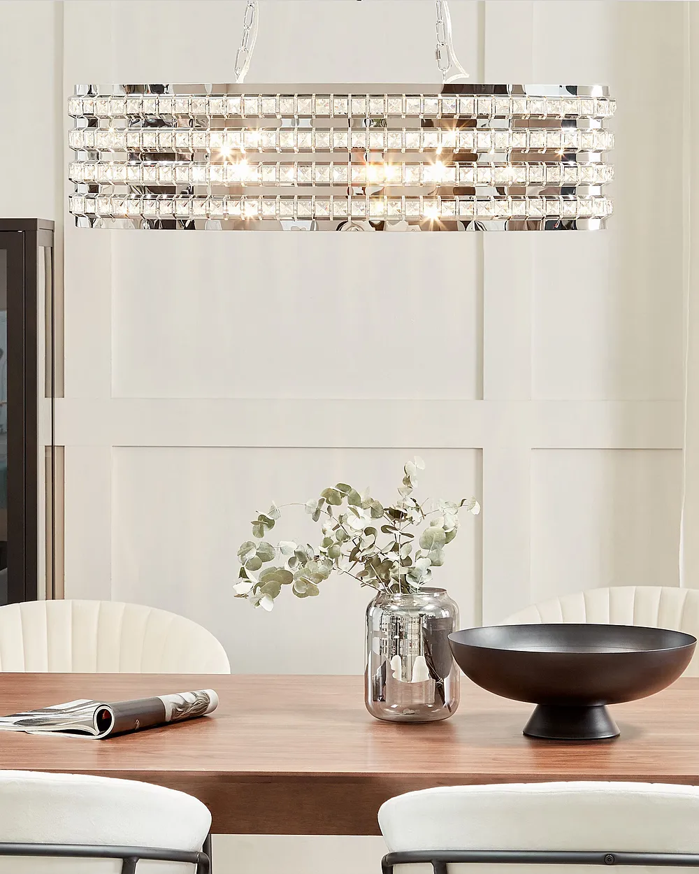 Pendant Lamp CAVONE Crystal Silver_1153713