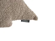 Dekokissen 3er Set WINTERLAND 30 x 35 cm 45 x 25 cm Bouclé Taupe Weihnachtsmotiv_1032965