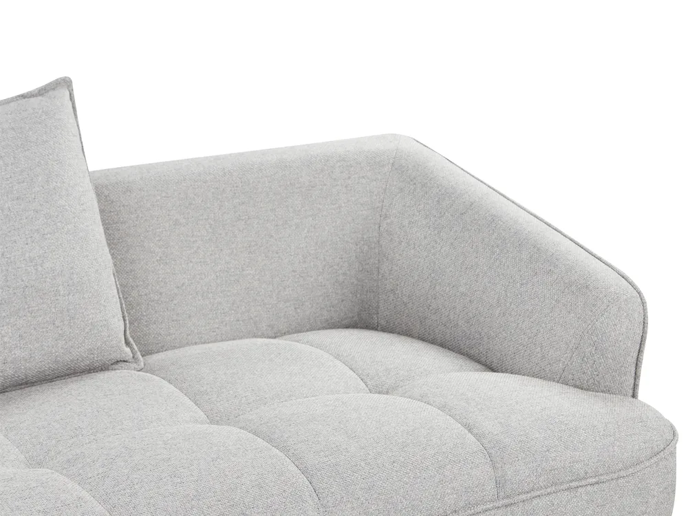 Sofa 2-Sitzer HOBRO Stoff Hellgrau_949672