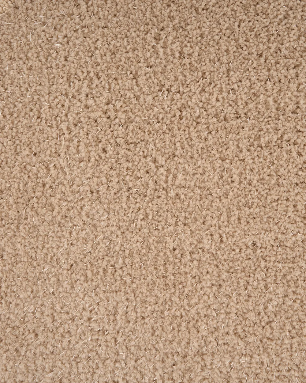 Shaggy Rug DEMRE Sand Beige ø 140 cm_1076929