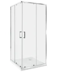 Duschkabine TELA 90 x 90 x 185 cm Silber_944632