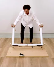 Electric Adjustable Standing Desk DESTINES 160 cm 72 cm White/ Black_1000284