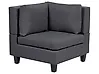 Corner Seat UNSTAD Fabric Dark Grey