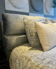 Ottoman Bed BATILLY Velvet Grey 180 x 200 cm (EU Super King)_983582