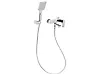 Wandmontierte Bad-Dusch-Mischbatterie BALNEARIO Silber