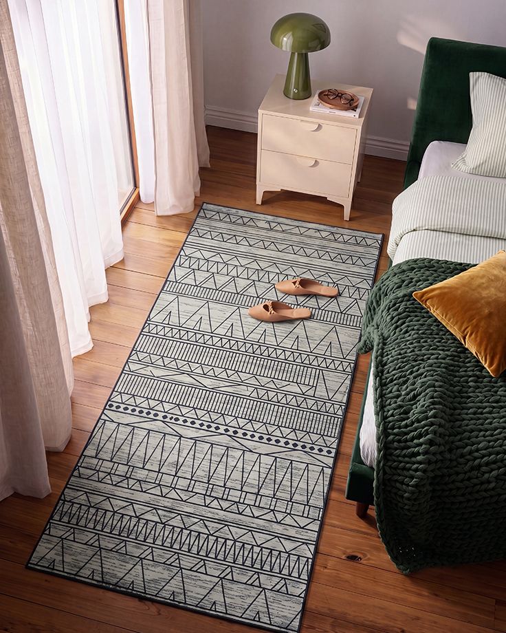 Tapis KEBAN Noir 80 x 150 cm