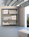 Garagenregal FIUGGI 200 cm 200 cm Metall Schwarz