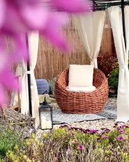 Pavillon PORTEL 350 cm x 350 cm Metall Beige_1171411