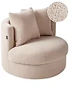 Sessel DALBY Bouclé Beige