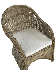 Gartensessel SUSUA Rattan Naturfarben_824179