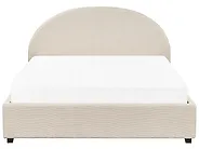 Ottoman Bed VAUCLUSE Fabric Beige 160 x 200 cm (EU King Size)_876840