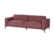 Sofa 3 Seater ANGE Fabric Burgundy_941545