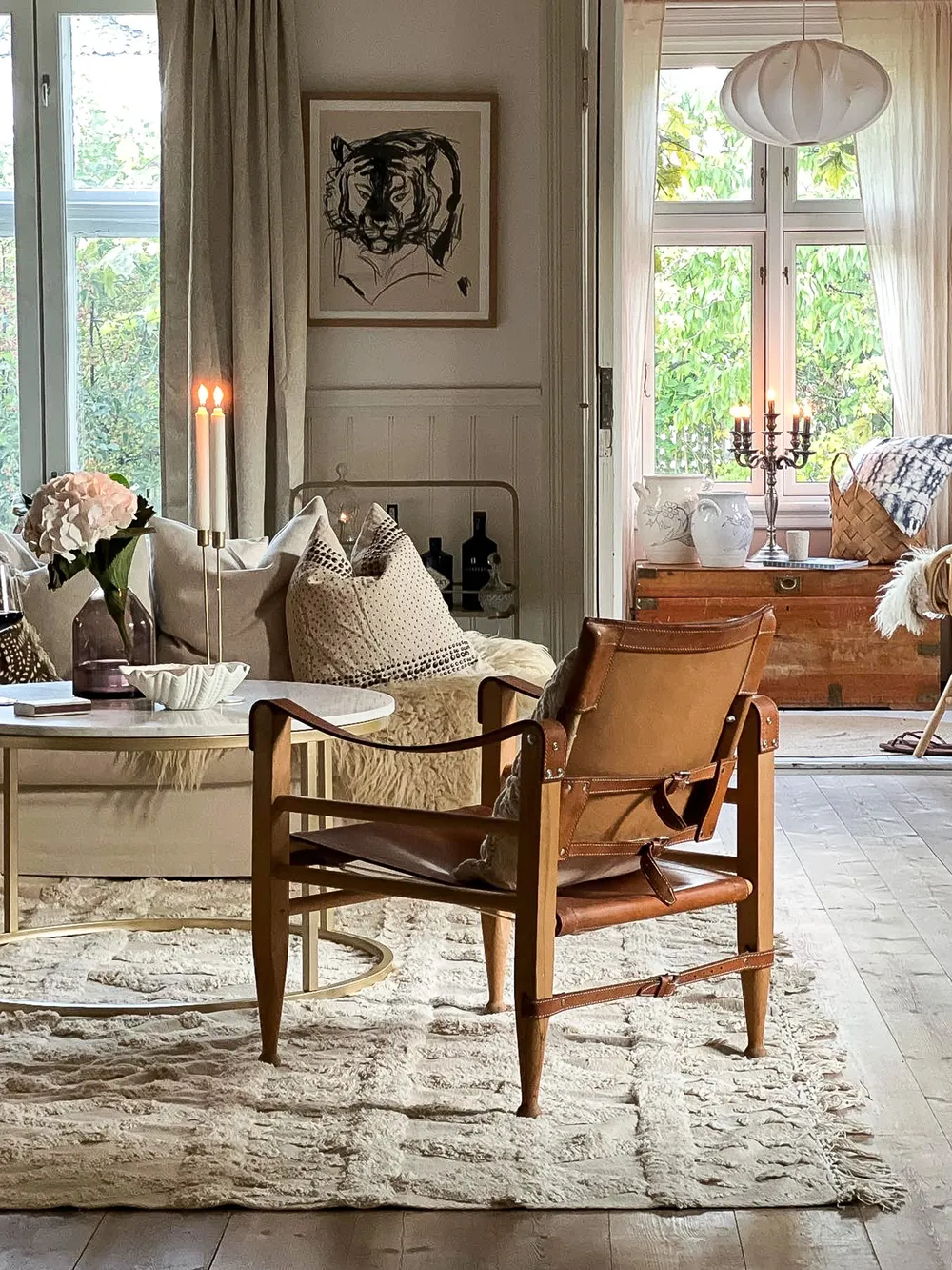 Teppich DIDIM Beige 160 x 230 cm Baumwolle_829095