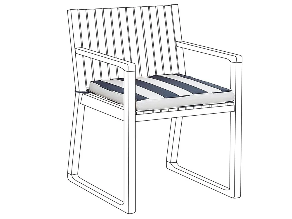 Gartenstuhlkissen SASSARI 46 x 46 cm Marineblau_991046