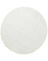 Rug KEVIREL Off-White ø 160 cm
