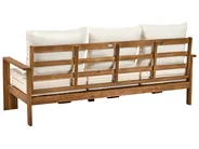 Gartenbank mit Auflage ISOLELLO 190 cm verstellbar Akazienholz Braun_999154