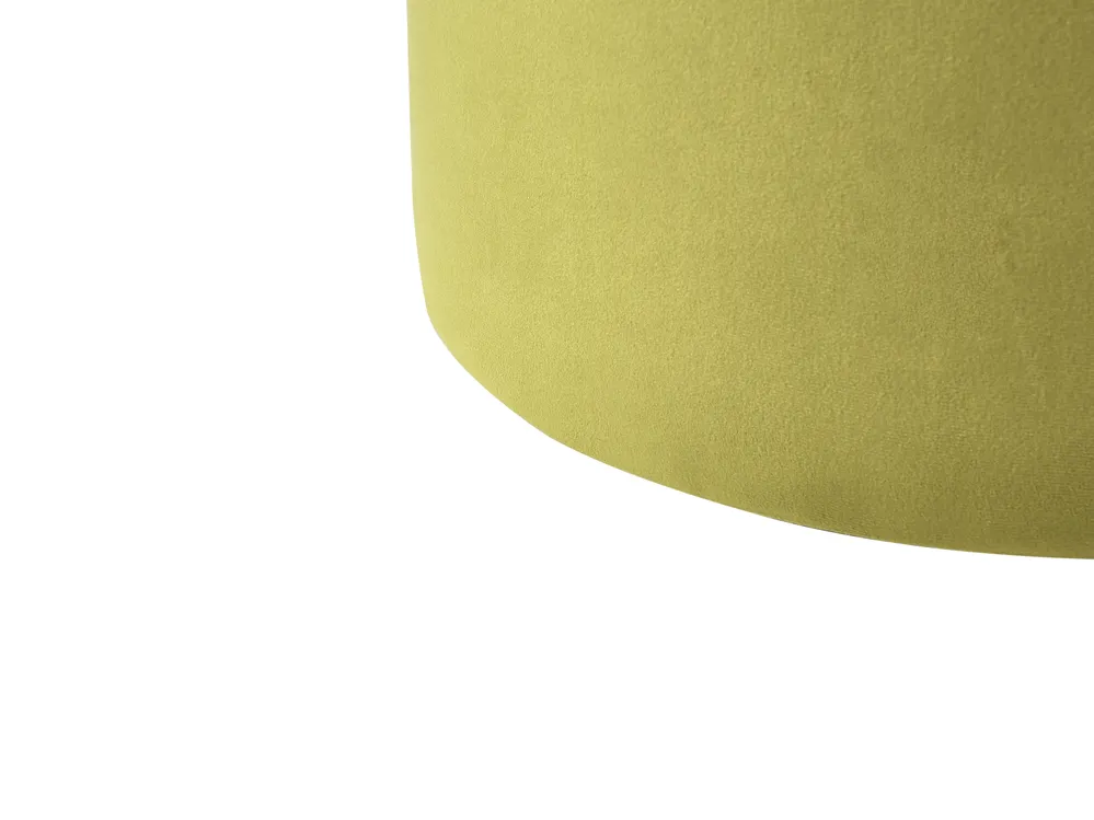 Pouf LOVETT Samtstoff Olivgrün_1004042